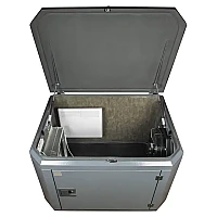 Бензиновый генератор FUBAG BS 17000 A ES в тихом зимнем кожухе 1600 RAL 7024