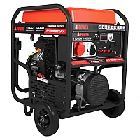 Бензиновый генератор A-iPower A11000TEAX в супертихом зимнем кожухе 1700SS RAL 7024 + блок автозапуска A-iPower 230В/400В 100А 8 ПИН